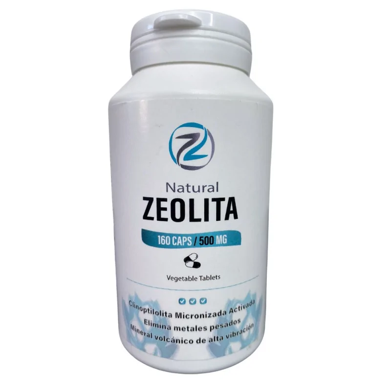 Zéolite naturelle 140 capsules végétales, micronisée et activée. Applications naturelles. 