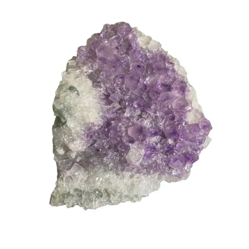 Améthyste à base de druse plate 